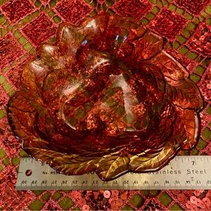 Vintage Indiana Glass Blackberry Carnival glass dish